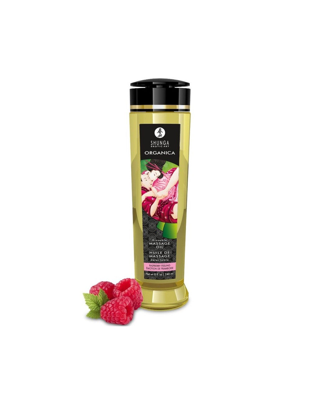 SHUNGA – BIO-MASSAGEÖL MIT HIMBEERDUFT