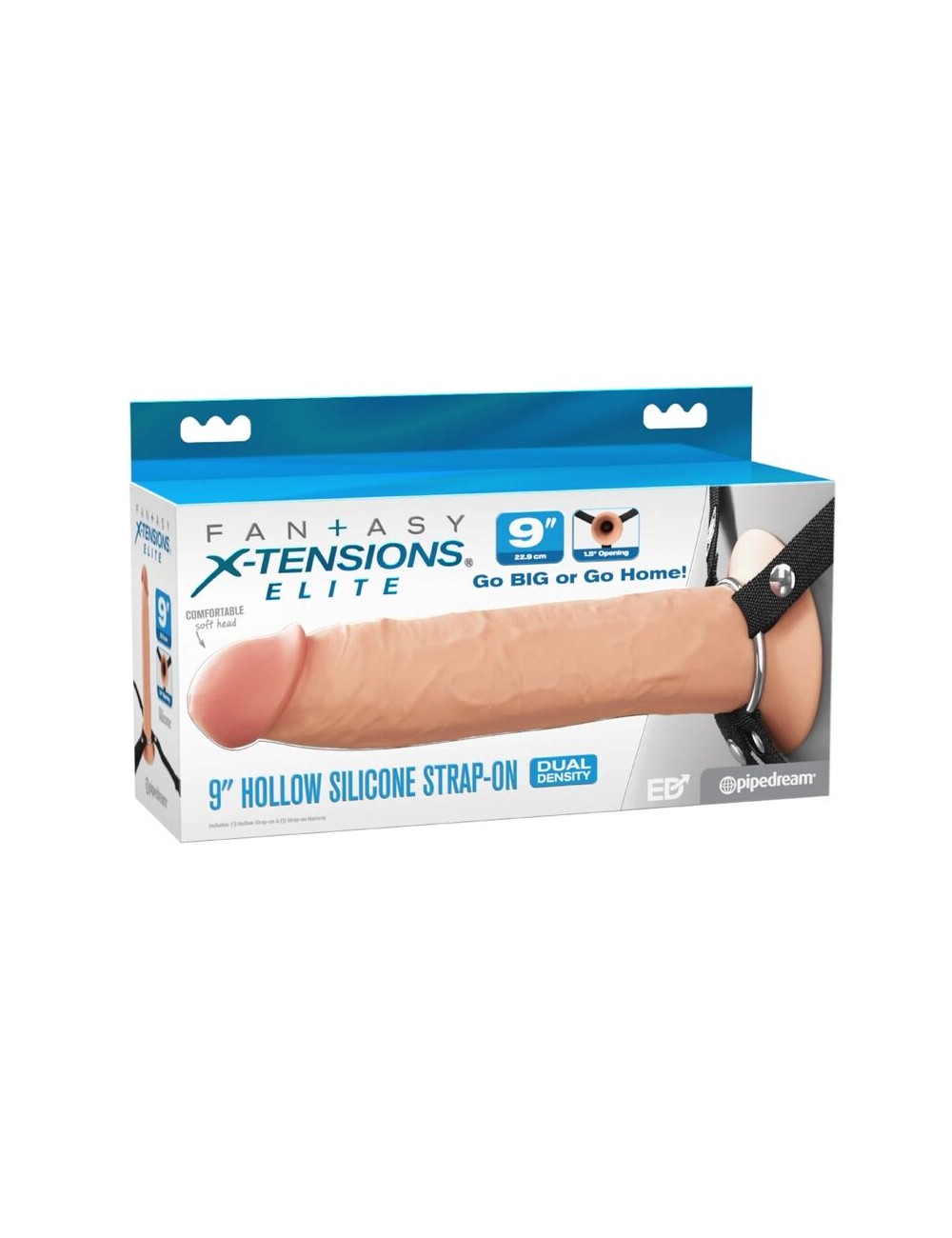 FANTASY X-TENSIONS - ELITE REALISTIC HOLLOW STRAP-ON 24