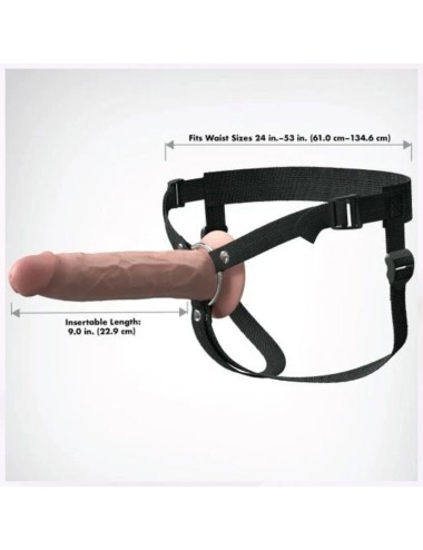 FANTASY X-TENSIONS - ELITE REALISTIC HOLLOW STRAP-ON 24,1 CM
