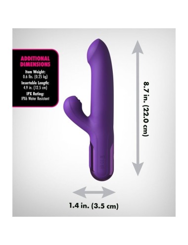 FANTASY FOR HER - SUPER SONIX THRUSTER RABBIT VIBRATOR LILA