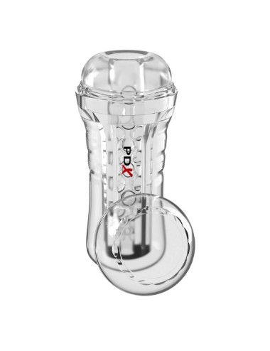 PDX ELITE – VIEWTUBE PLUS TRANSPARENTER STROKER MIT DURCHSICHT UND EZ-GRIP