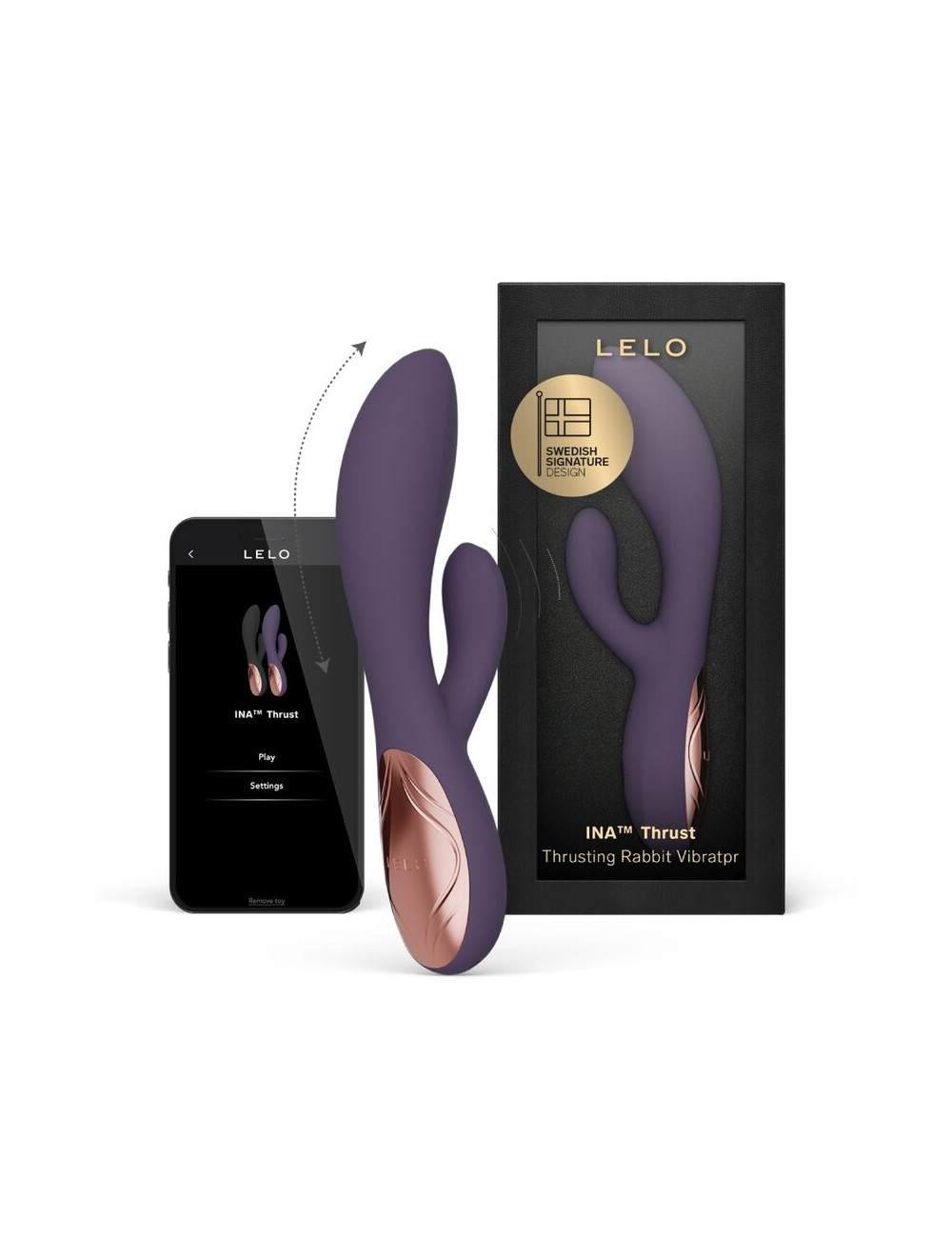 LELO - INA THRUST RABBIT STOSSVIBRATOR LILA