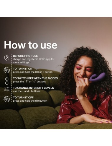 LELO - INA THRUST RABBIT STOSSVIBRATOR LILA