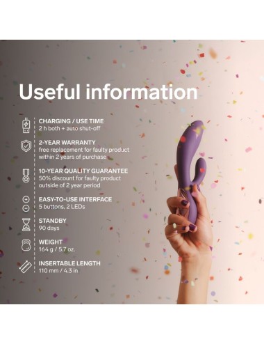 LELO - INA THRUST RABBIT STOSSVIBRATOR LILA