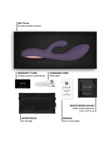 LELO - INA THRUST RABBIT STOSSVIBRATOR LILA