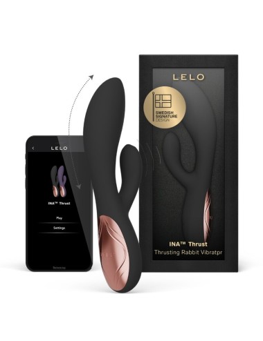 LELO - INA THRUST RABBIT STOSSVIBRATOR SCHWARZ