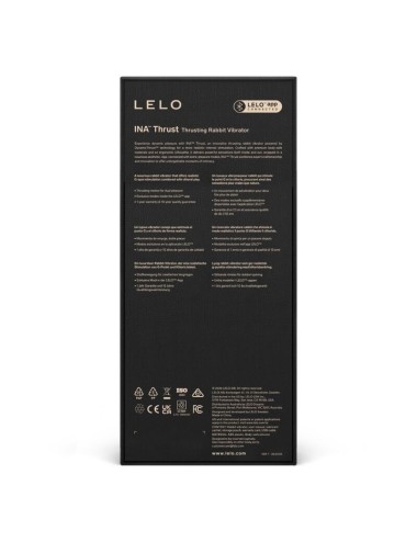 LELO - INA THRUST RABBIT STOSSVIBRATOR SCHWARZ