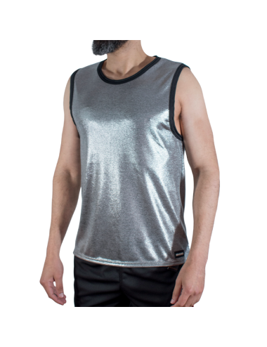 MACHO - T-SHIRT MIT FEINEM GLITZER