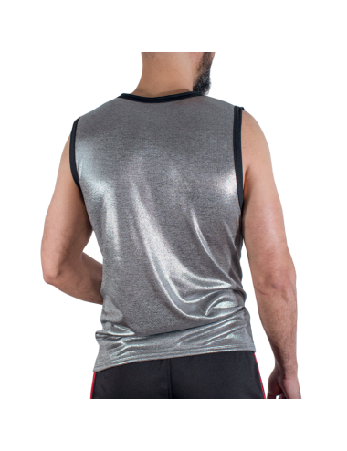 MACHO - T-SHIRT MIT FEINEM GLITZER