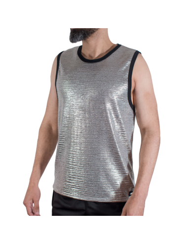 MACHO - T-SHIRT MIT FEINEM GLITZER