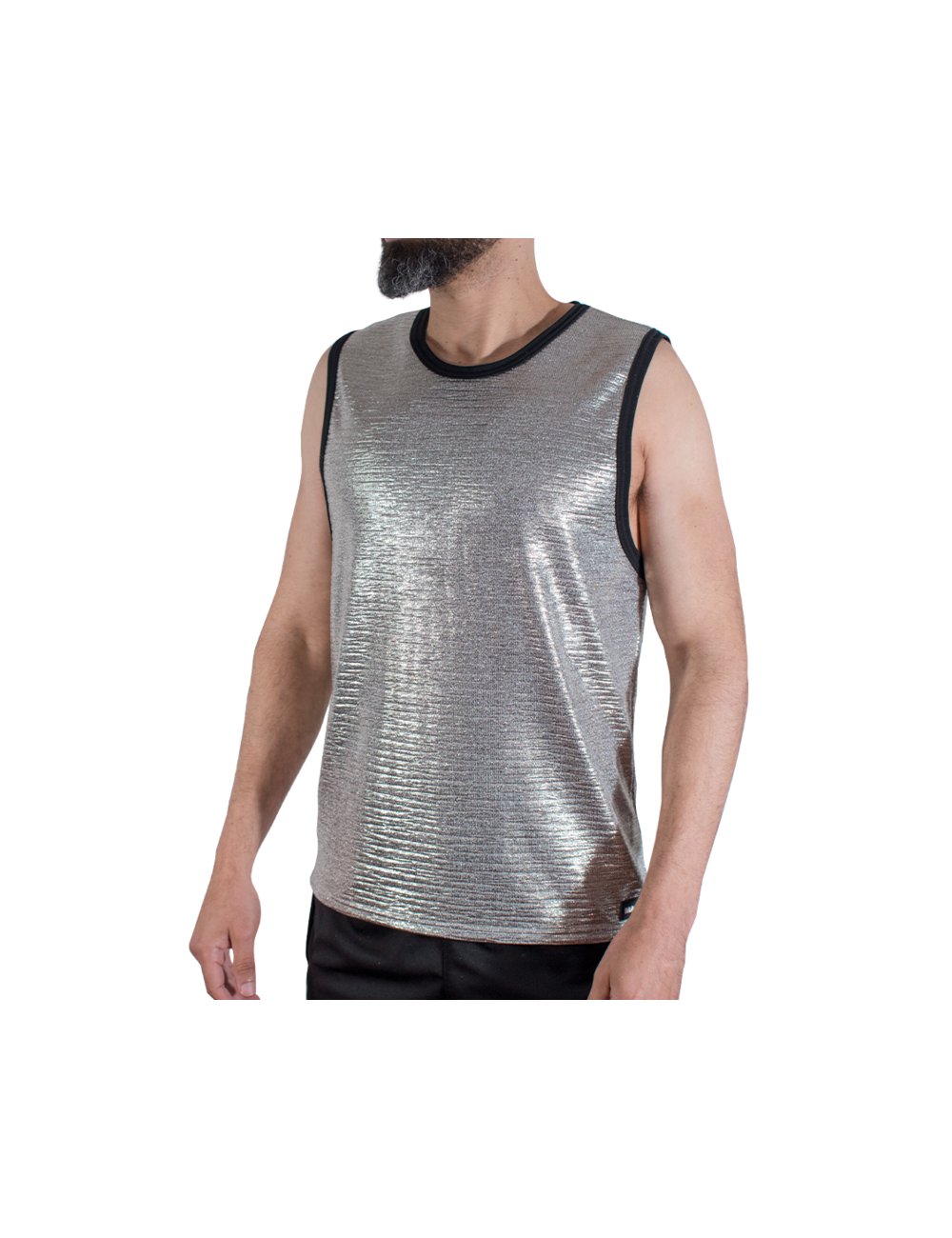 MACHO - T-SHIRT MIT FEINEM GLITZER
