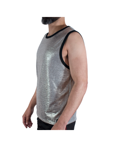 MACHO - T-SHIRT MIT FEINEM GLITZER