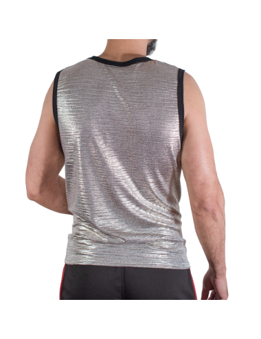 MACHO - T-SHIRT MIT FEINEM GLITZER