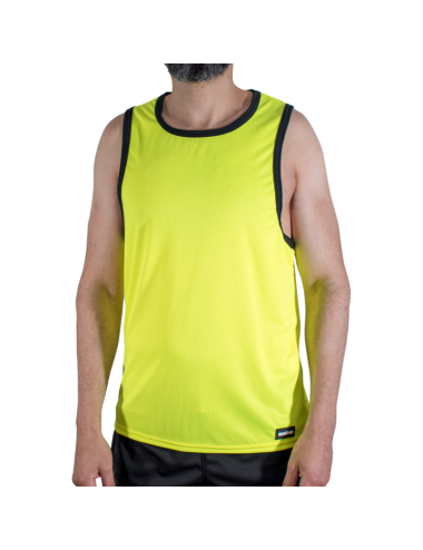 MACHO - CMV001 GELBES GYM-T-SHIRT S/M