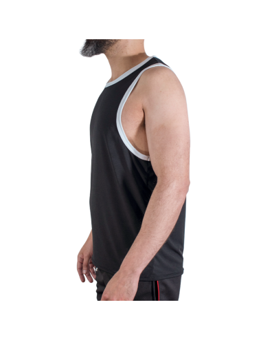 MACHO - CMV004 SCHWARZES GYM-T-SHIRT S/M