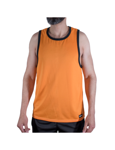 MACHO - CMV005 ORANGE GYM T-SHIRT S/M