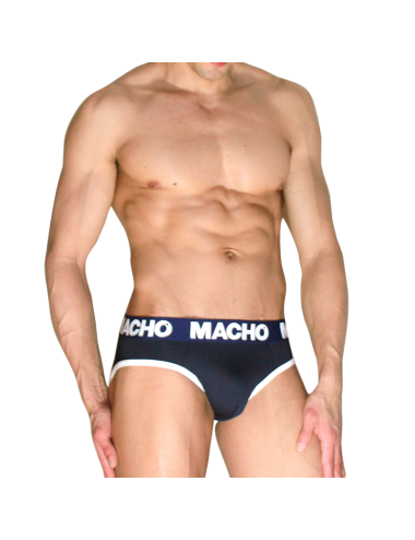 MACHO - MCH008 MARINEBLAUES KLASSISCHES SLIP-SCHUH S