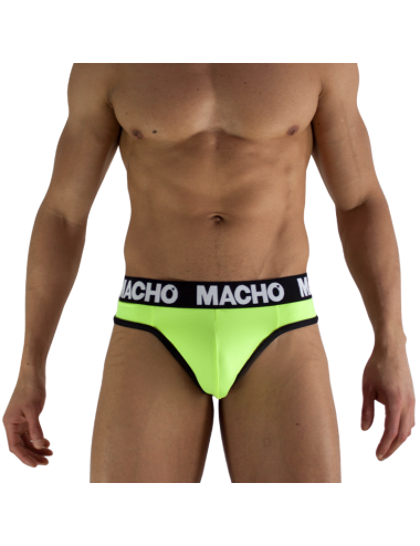 MACHO - MTG001 FLUORESZIERENDER GELBER STRINGTANGA