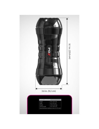 PDX EXTREME – WET PUSSIES SUPER FLIP-A-PUSSY OVER REVERSIBLE STROKER 21,6 CM