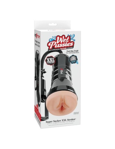 PDX EXTREME – WET PUSSIES SUPER SUCKER XXL LEICHTER VAGINA-STROKER MIT SAUGFUNKTION 27,3 CM