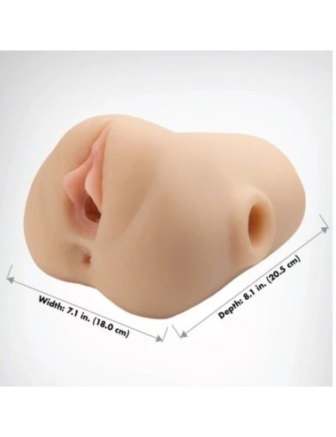 PDX PLUS – REALISTISCHER VAGINA-PUSSY-POOUNDER-SQUEEZE-STROKER 18 CM
