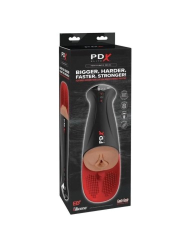 PDX ELITE - FAP-O-MATIC PRO XL AUTOMATISCHER VIBRATIONS-STROKER BRAUN 34,9 CM