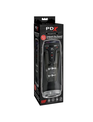 PDX ELITE - MOTO-BATOR PRO THRUSTING STROKER AUTOMATISCHER VIBRATIONS- UND WÄRME-MASTURBATOR 26,5 CM