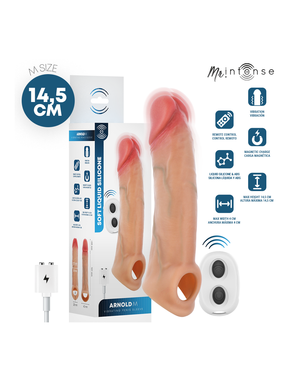 MR INTENSE - ARNOLD M ULTRA-REALISTISCHER VIBRIERENDER PENISSÄULE 14