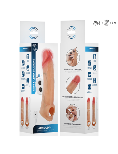 MR INTENSE - ARNOLD M ULTRA-REALISTISCHER VIBRIERENDER PENISSÄULE 14,5 CM – Ø – 4 CM