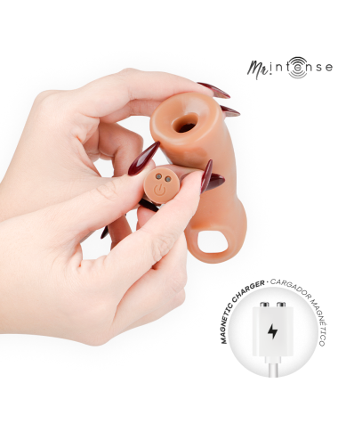 MR INTENSE - ARNOLD L ULTRA-REALISTISCHER VIBRIERENDER PENISSÄULE MIT FERNBEDIENUNG 16 CM -Ø- 4,5 CM