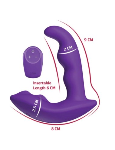 SHE.E.O – ROTIERENDER, VIBRIERENDER ANALSTIMULATOR MIT FERNBEDIENUNG – LILA