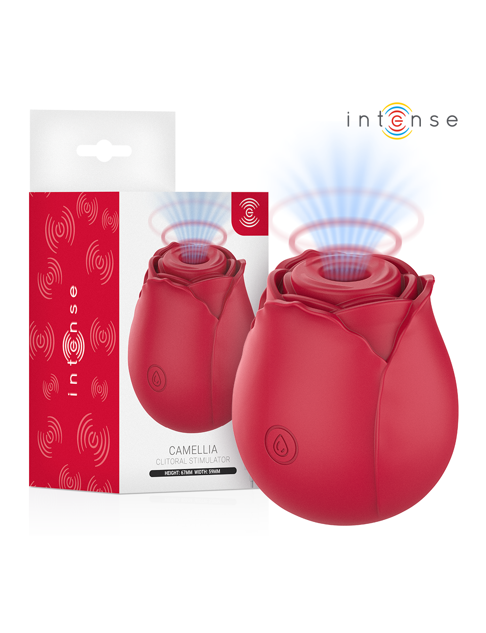 INTENSE - CAMELLIA KLITORALSAUGSPOTINE ROSE VON WAVES BORDEAUX