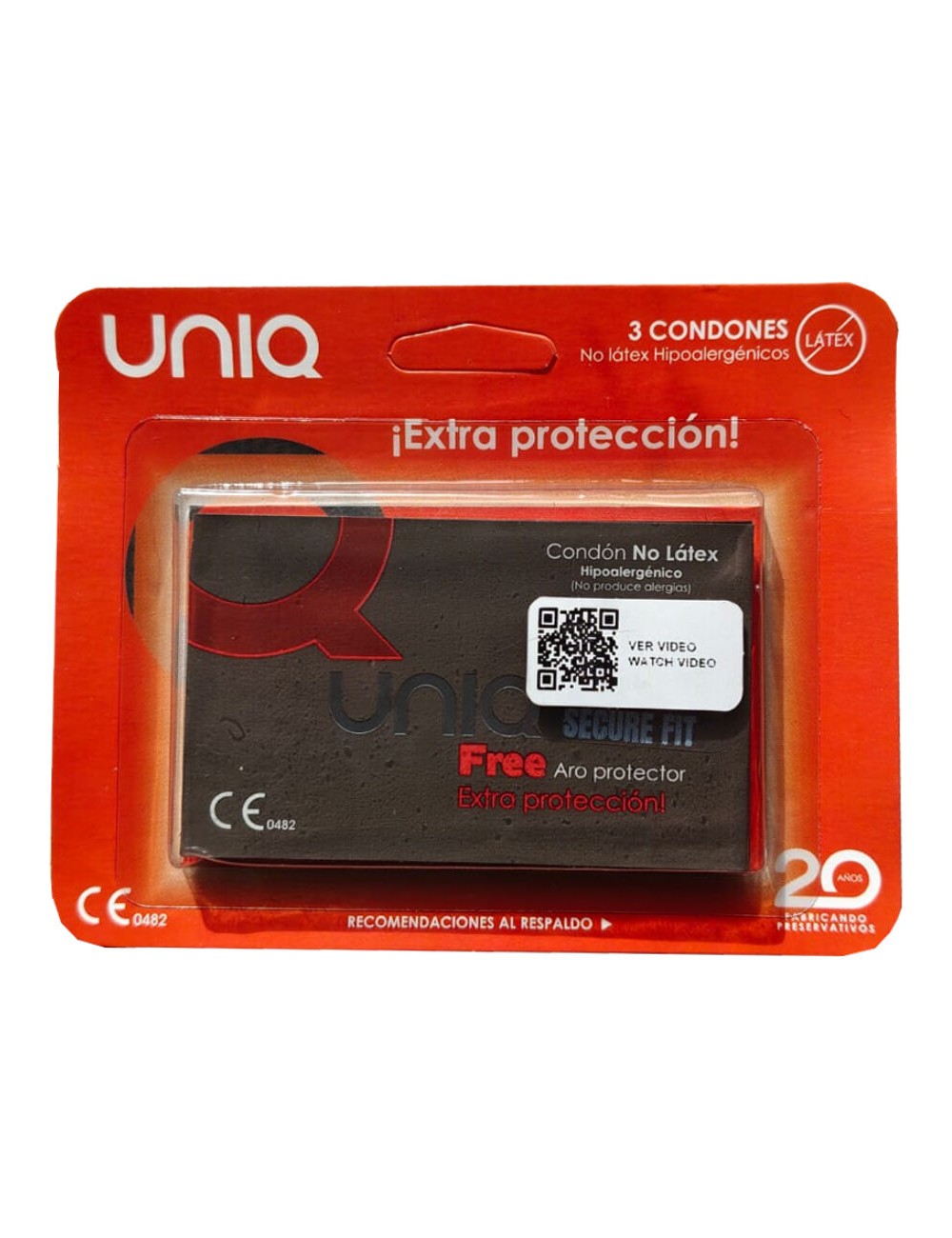 UNIQ - SECURE FIT LATEXFREIE KONDOME 3 EINHEITEN