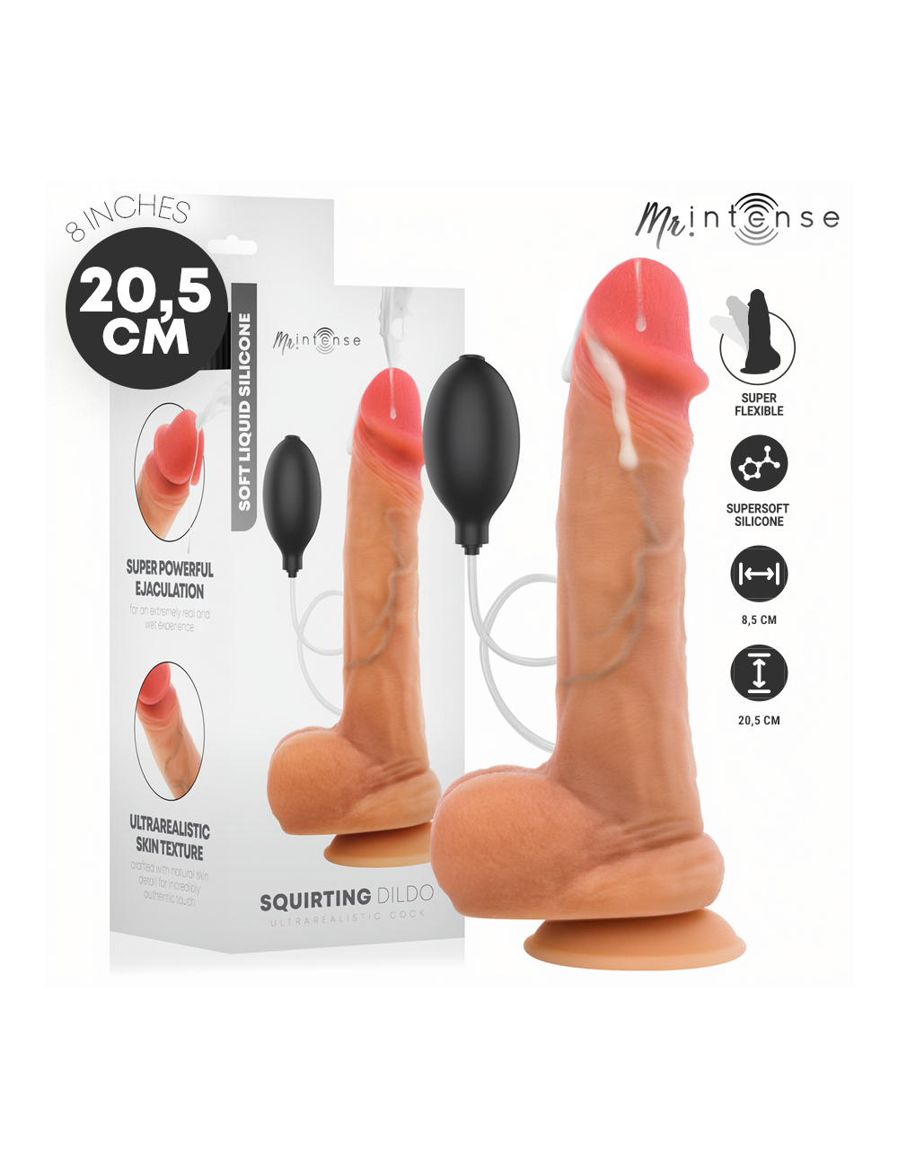 MR INTENSE - DANNY ULTRA-REALISTISCHER SPRITZER-PENIS MIT HODEN 20