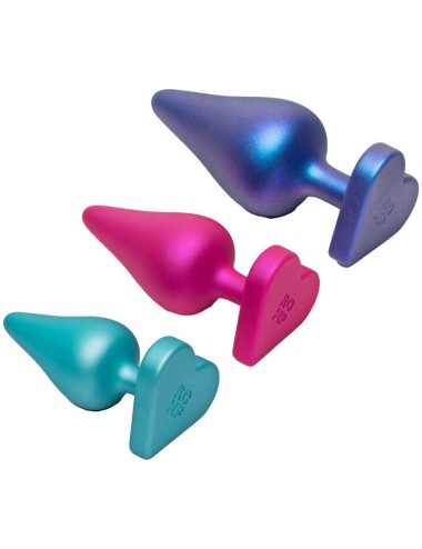 ROMP - LUSTER ANAL TRAININGSSET S/M/L MIT HERZFÖRMIGER BASIS
