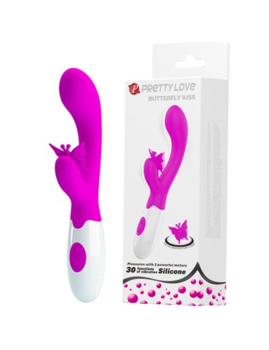 PRETTY LOVE - BUTTERFLY KISS 30-FUNKTIONEN-HASENVIBRATOR LILA