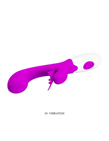 PRETTY LOVE - BUTTERFLY KISS 30-FUNKTIONEN-HASENVIBRATOR LILA