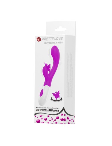PRETTY LOVE - BUTTERFLY KISS 30-FUNKTIONEN-HASENVIBRATOR LILA