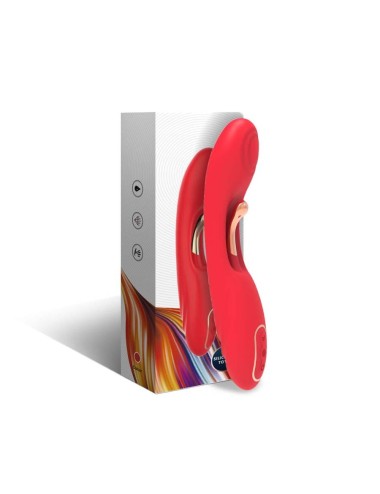 ARMONY - VIBRATOR MIT OSZILLIERENDER ZUNGE ROT