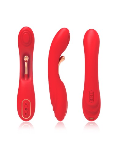ARMONY - VIBRATOR MIT OSZILLIERENDER ZUNGE ROT