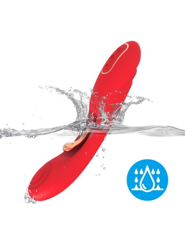 ARMONY - VIBRATOR MIT OSZILLIERENDER ZUNGE ROT