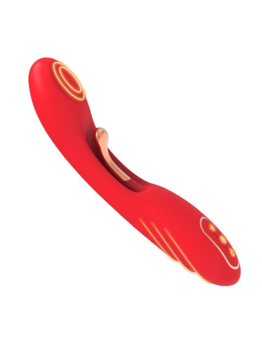 ARMONY - VIBRATOR MIT OSZILLIERENDER ZUNGE ROT