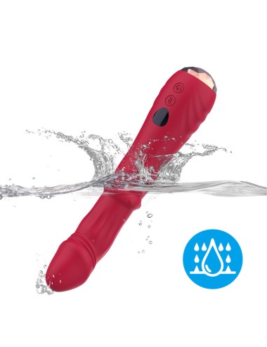 ARMONY - THERMO-EINSTELLBARER PUNKT-A-STIMULATOR-VIBRATOR-DILDO ROT