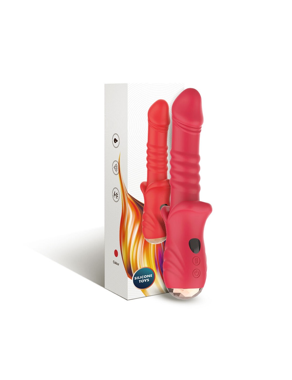 ARMONY - POINT A STIMULIERENDER VIBRATORDILDO ROT