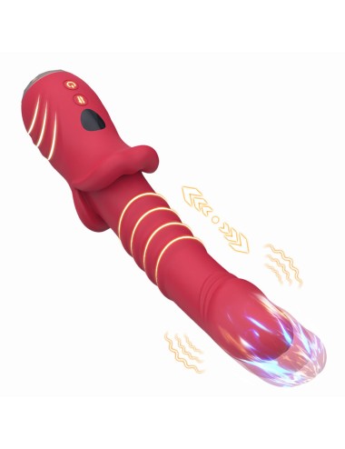 ARMONY - POINT A STIMULIERENDER VIBRATORDILDO ROT