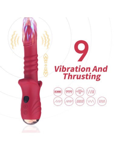 ARMONY - POINT A STIMULIERENDER VIBRATORDILDO ROT