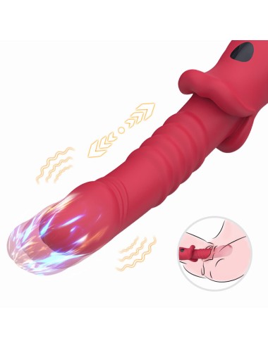 ARMONY - POINT A STIMULIERENDER VIBRATORDILDO ROT