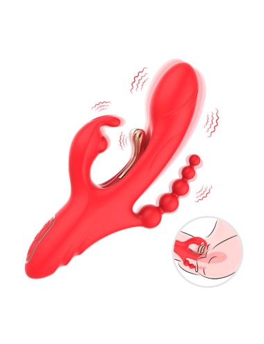 ARMONY - G-PUNKT- UND KLITORIS-STIMULATOR-VIBRATOR ROT