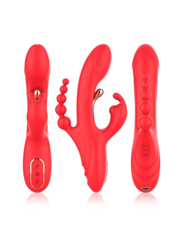 ARMONY - G-PUNKT- UND KLITORIS-STIMULATOR-VIBRATOR ROT