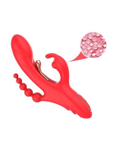 ARMONY - G-PUNKT- UND KLITORIS-STIMULATOR-VIBRATOR ROT